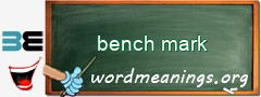 WordMeaning blackboard for bench mark